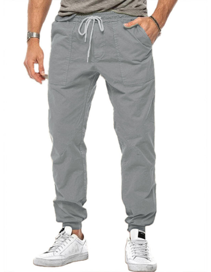 SHOPIQAT Men's Casual Pants Trendy Loose Trousers - Premium from shopiqat - Just $7.900! Shop now at shopiqat